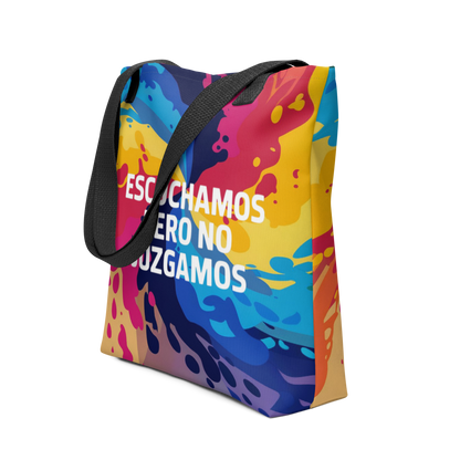 Bolsa de tela Escuchamos pero no Juzgamos Color