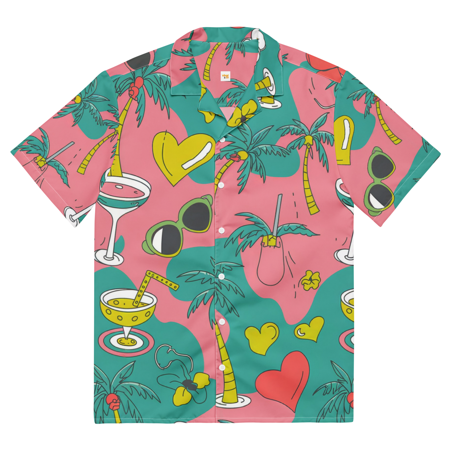 Camisa de manga corta Love Island Tropical